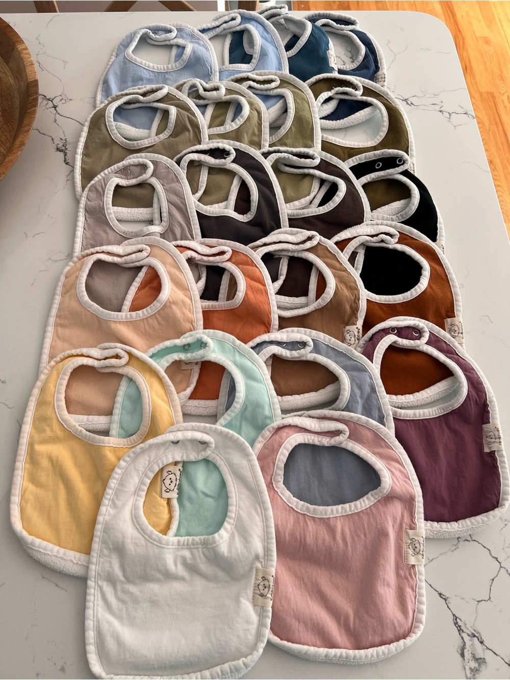 KeaBabies Urban Drool Bibs Set of 22